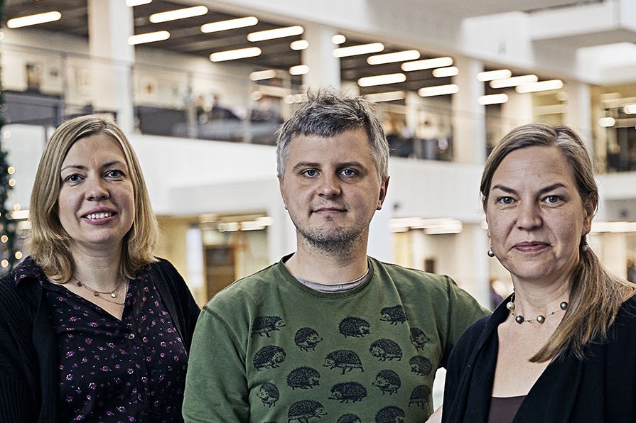 De tre forskere fra Baltic Studies Centre